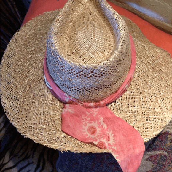 NEW!rare Boho Wyeth straw rancher hat main image 6